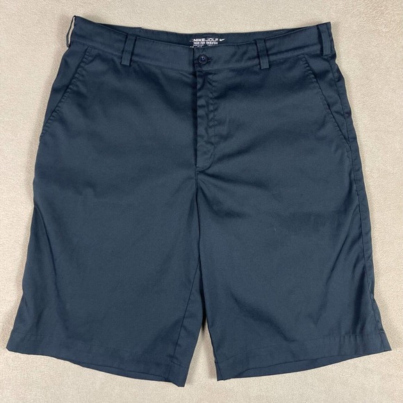 Nike Golf Tour Performance Dry Fit Mens 32 Shorts Stretch Pockets Mid Rise Black - Picture 1 of 12